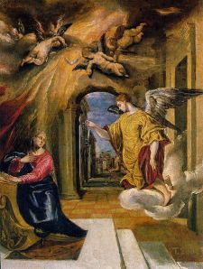 Annunciation by El Greco